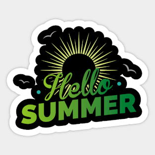 HELLO SUMMER Sticker